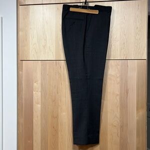 Men’s wool flat front dress slack